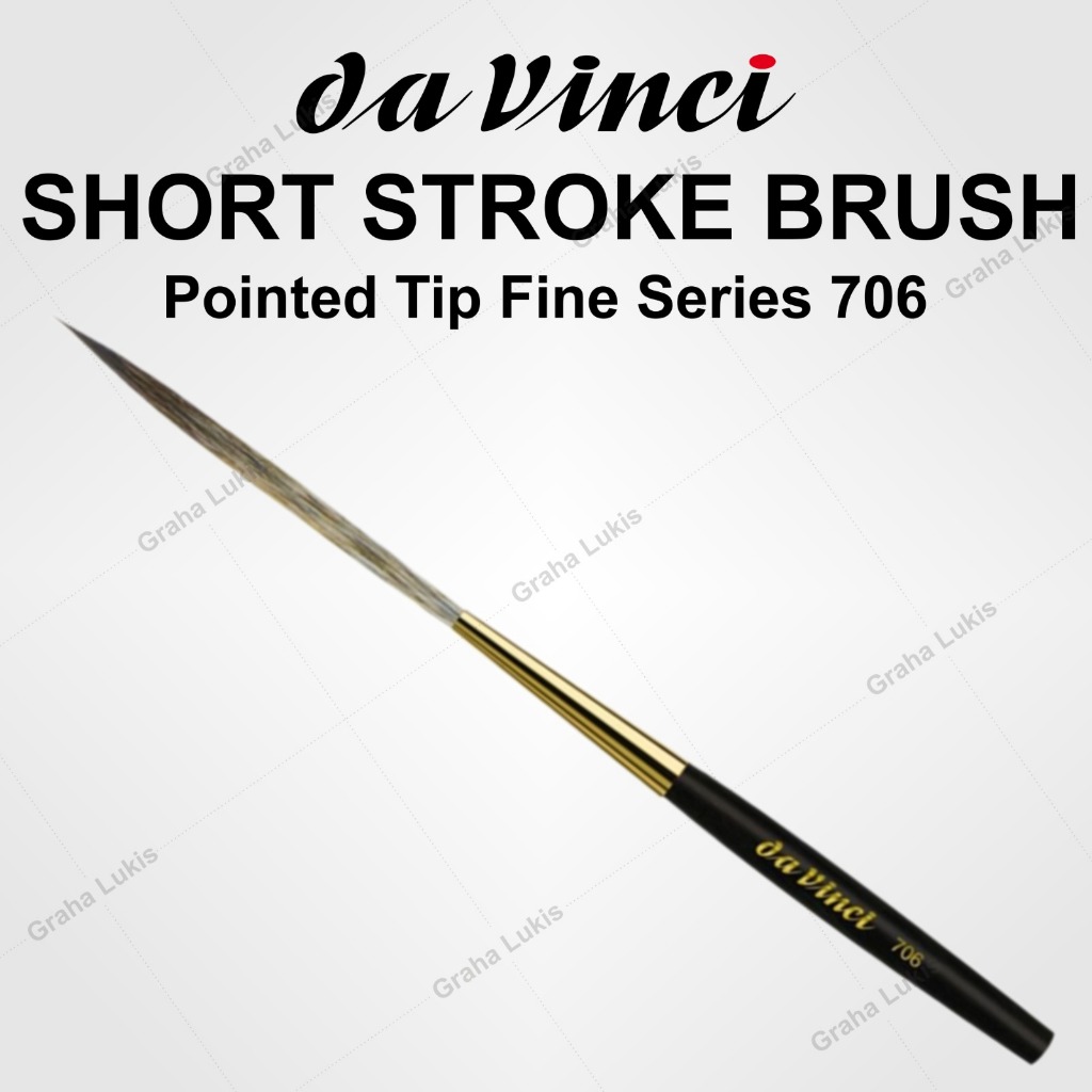 

Da Vinci Short Stroke Brush Pointed Tip Series 706