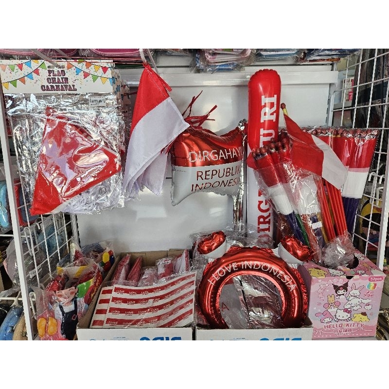 [ORGM] 17 AGUSTUS | Aneka Perlengkapan Dekorasi 17 Agustus Dekorasi Kemerdekaan Dekorasi Merah Putih
