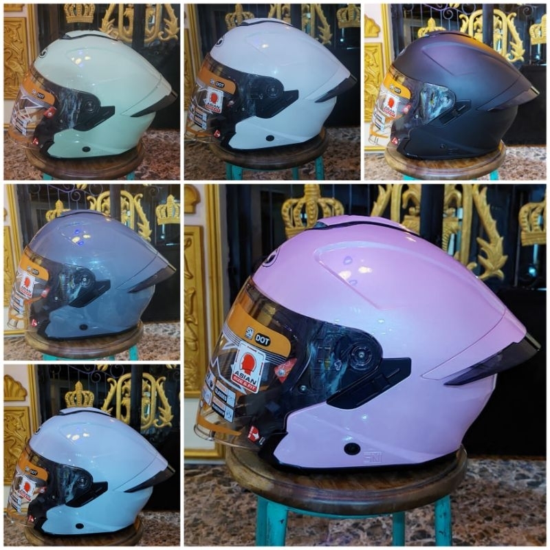HELM INK TERRA 2 DOUBLE VISOR DAN INK DYNAMIC
