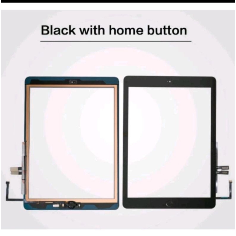 GLASS TOUCHSCREEN IPAD 6 2018 KACA LCD IPAD 6 2018 HITAM