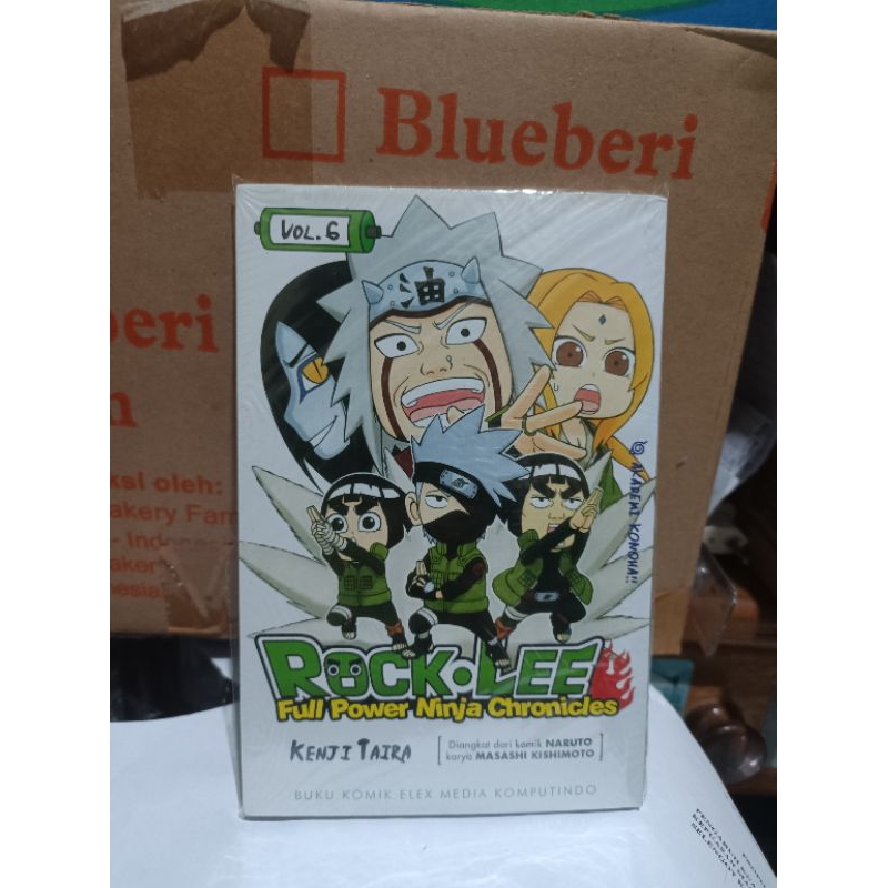 Komik rock Lee full power ninja chronicles 6 segel / komik rock Lee full power ninja chronicles vol 