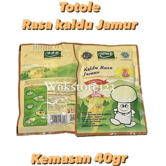 

Totole kaldu jamur penyedap rasa kemasan 40gr