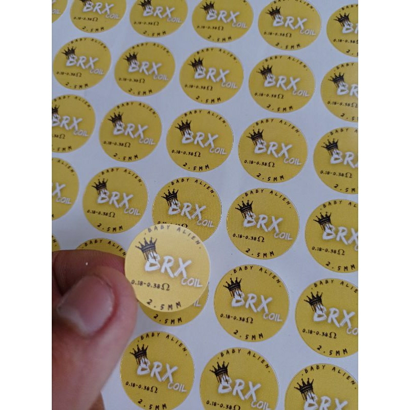 

logo stiker segel BB 2.5 milimeter kuning