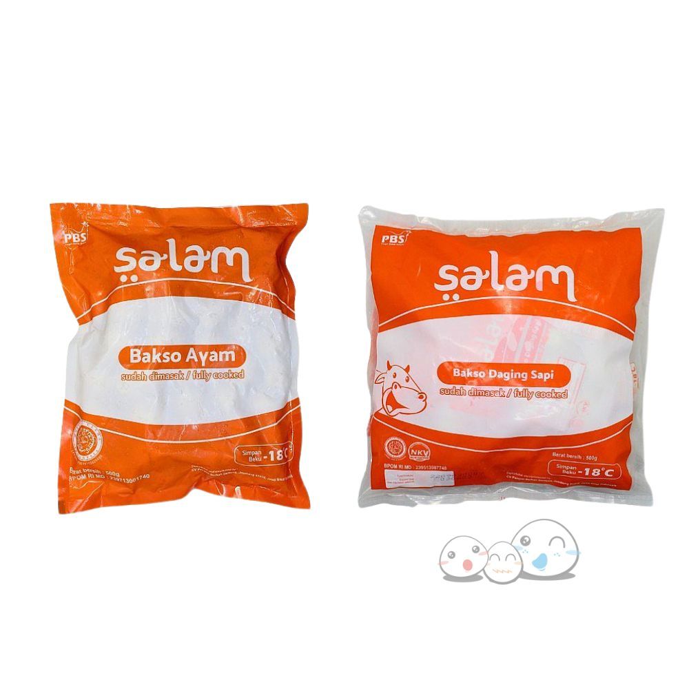 

Salam Bakso Ayam Kerikil Daging Sapi 500 gram Frozen