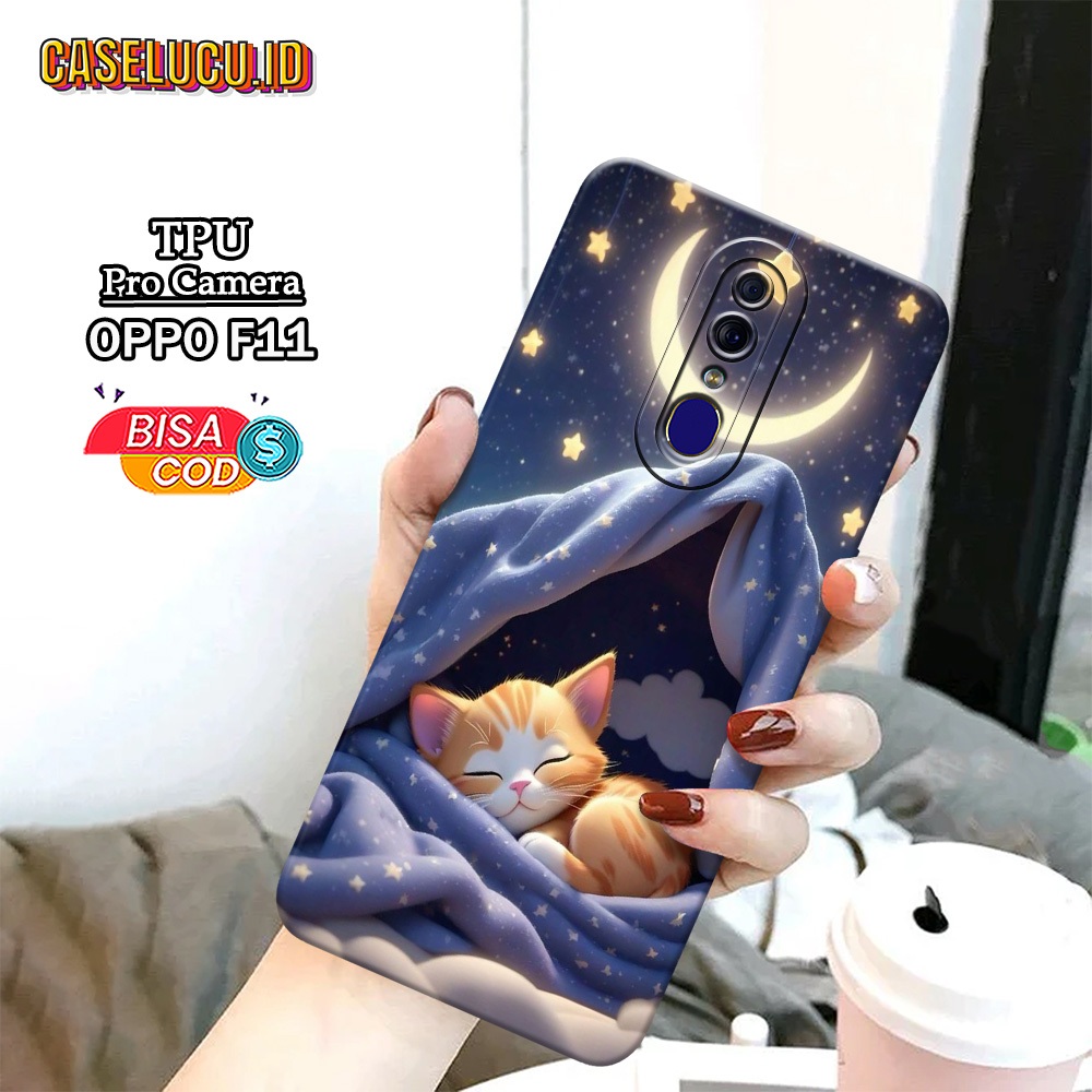 Casing Hp Oppo F11 Terbaru Fashion Case Kucing Case Hp Oppo F11 Soft Case Hp Oppo F11 Kesing Hp Sili