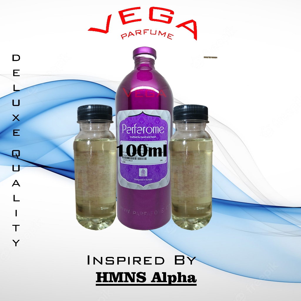 HMNS ALPHA PARFAROME DELUXE 100ML REPACK MURNI BIBIT