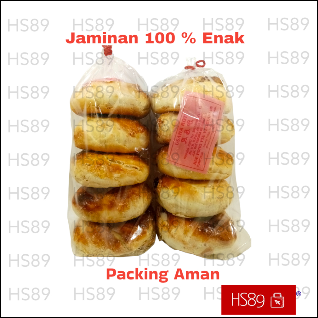 

Pong Pia ABC khas Bengkalis Kue bijan Vegetarian isi 5 pcs