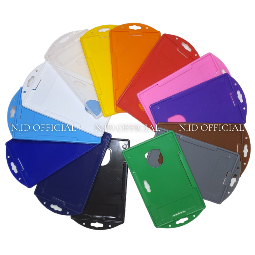 

Id Card Casing / Case / Holder / Frame / Dompet Tempat Name Tag Plastik Satu Sisi Kartu E-Toll
