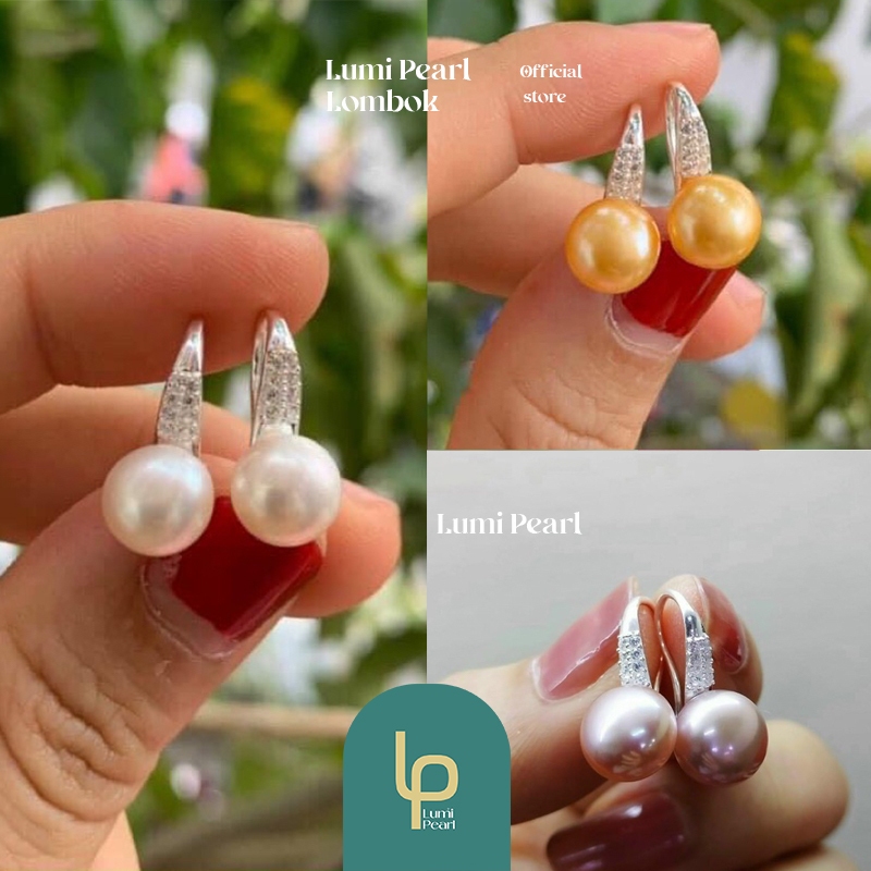 BERSERTIFIKAT Anting Mutiara Lombok | Anting mutiara Lombok original| Anting mutiara