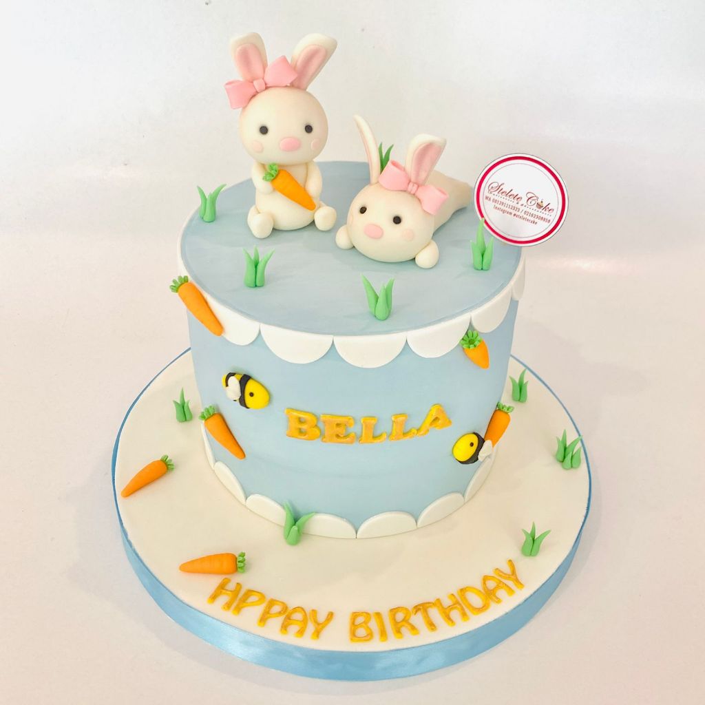 

Kue Ulang Tahun/BIrthday Cake/Kue Ultah Tema Rabbit/Kue Ultah Jakarta