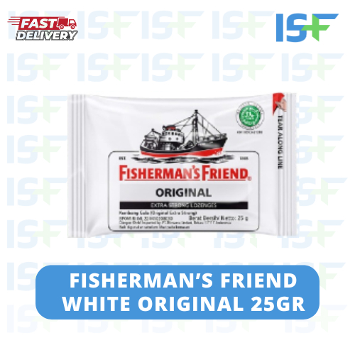 

⭐ISF⭐Fisherman's Friend Putih Original-25 gr/Permen Fisherman Pelega Tenggorokan/Permen Gambar Kapal