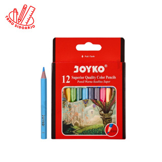 

TBMO Color Pencils Pensil Warna Joyko CP-102 Pendek 12 Warna