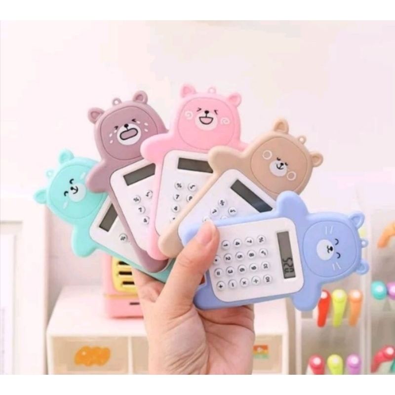 

COD-KALKULATOR MINI PORTABEL MOTIF BERUANG LUCU/KALKULATOR MOTIF BERUANG