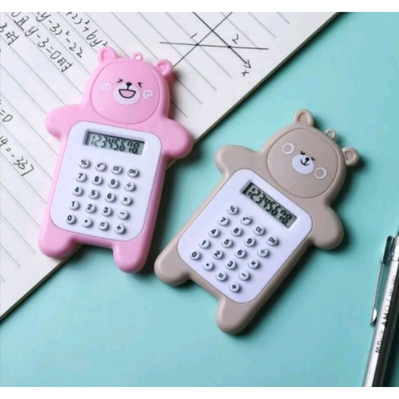 

COD-KALKULATOR MINI PORTABEL MOTIF BERUANG/KALKULATOR MOTIF BERUANG LUCU