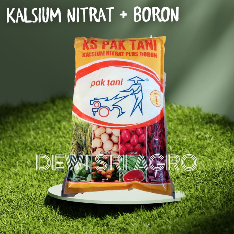 PUPUK KALSIUM NITRAT PLUS BORON PAK TANI KEMASAN 1 KG