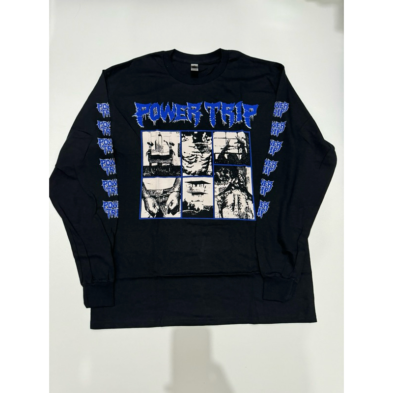 POWER TRIP - PRISON LONG SLEEVE KAOS BAND ORIGINAL