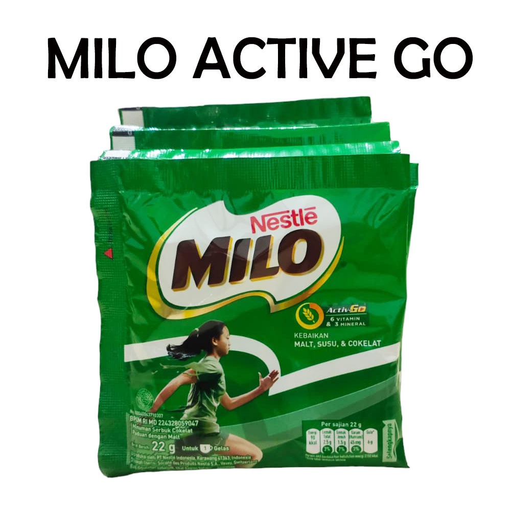 

MILO ActivGO Renceng isi 11 Sachet @22gr