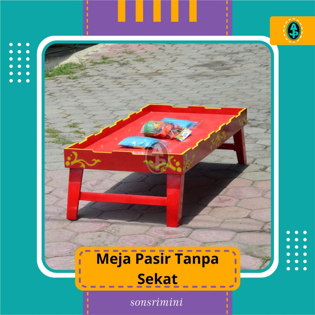 Wahana Mainan Meja Pasir Tanpa Sekat Berkualitas Produksi AJP Grup