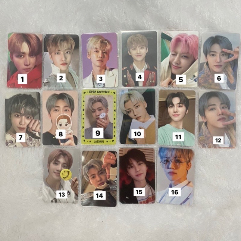 Photocard official nct jaehyun jumatan jaemin pangeran jaehyun tatto  pob Soundwave jeno
