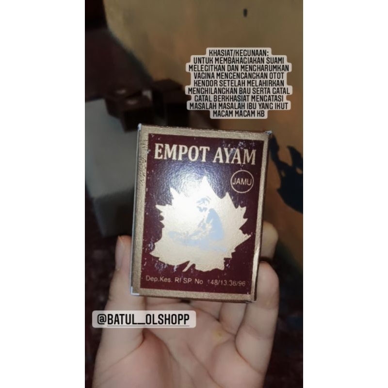 

jamu empot ayam