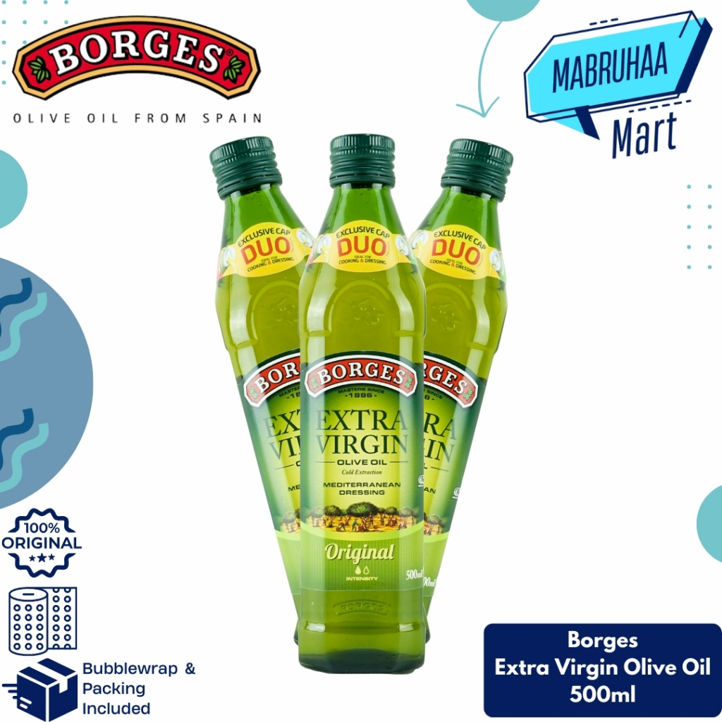 

Minyak Zaitun Extra Virgin Olive Oil Borges 500 ml Original Spanyol Berkualitas