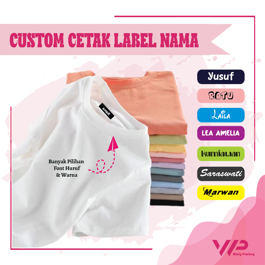 

CUSTOM LABEL NAMA SERAGAM SEKOLAH KAOS ANAK STIKER SABLON SETRIKA PESANTREN NAME TAG LAUNDRY - NEW 5