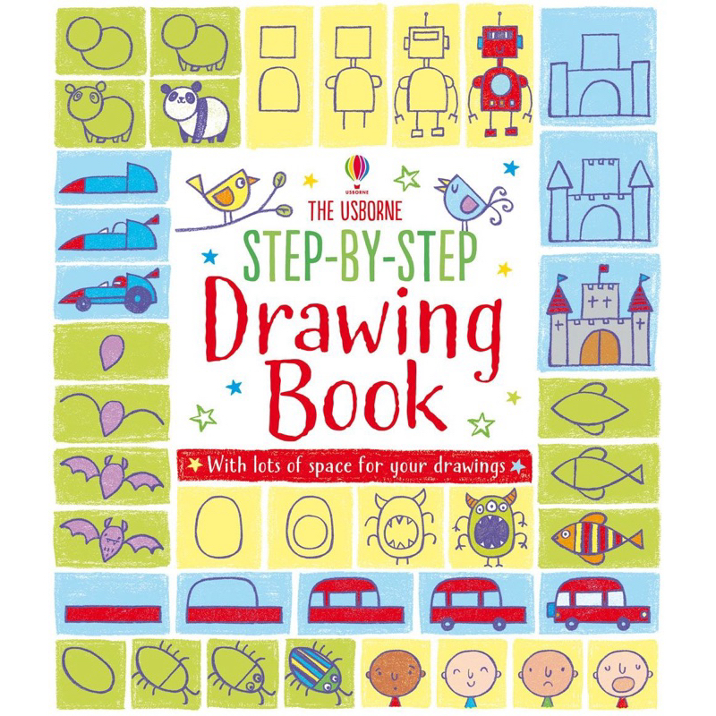 

Usborne Step By Step Drawing Book Buku Belajar Menggambar Import