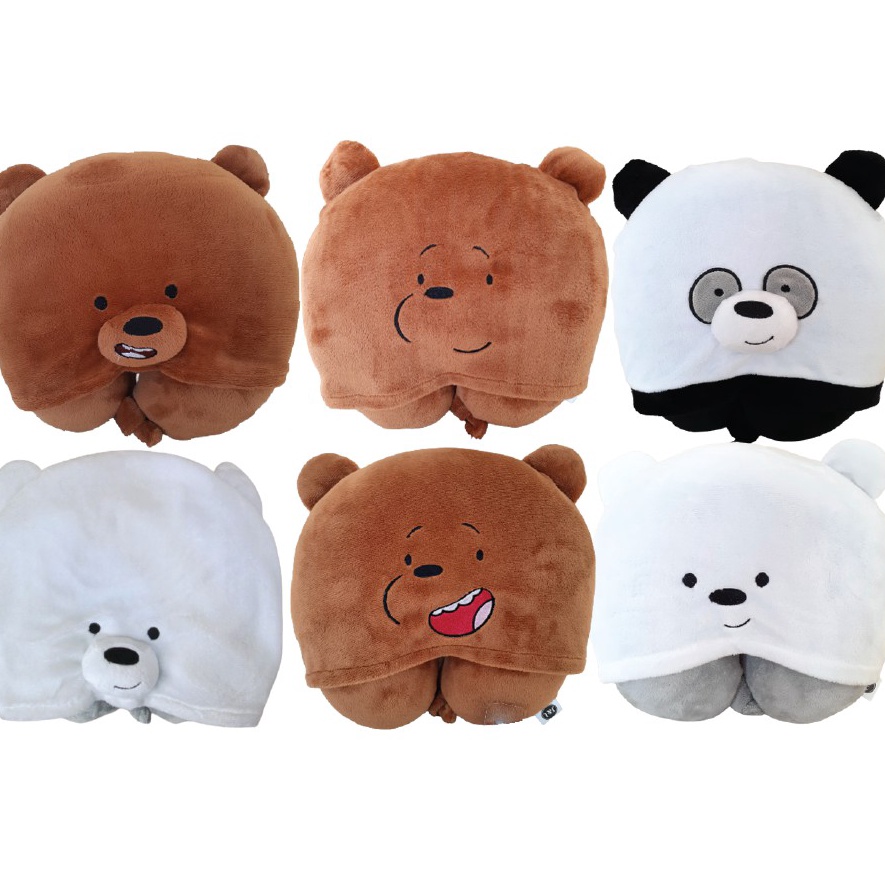 KODE I72G JJ Hoodie Panda Family Bantal Leher Panda Family
