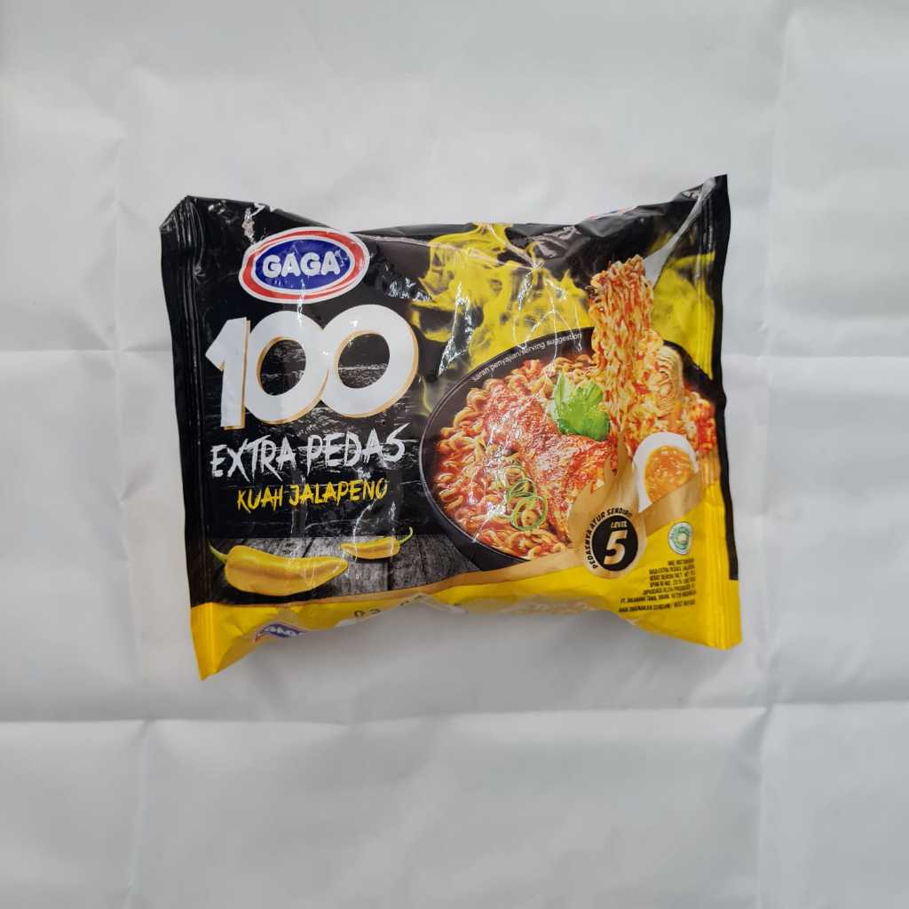

MIE INSTAN GAGA MIE 100 EKSTRA PEDAS KUAH