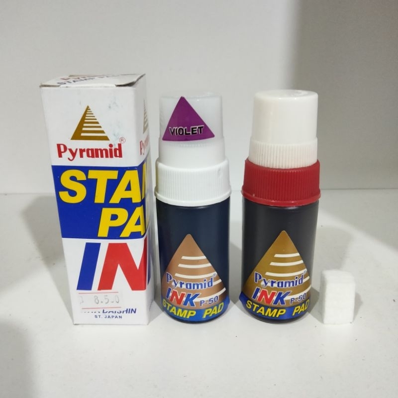 

( 1 PCS ) ISI TINTA STAMP PAD/STEMPEL PYRAMID