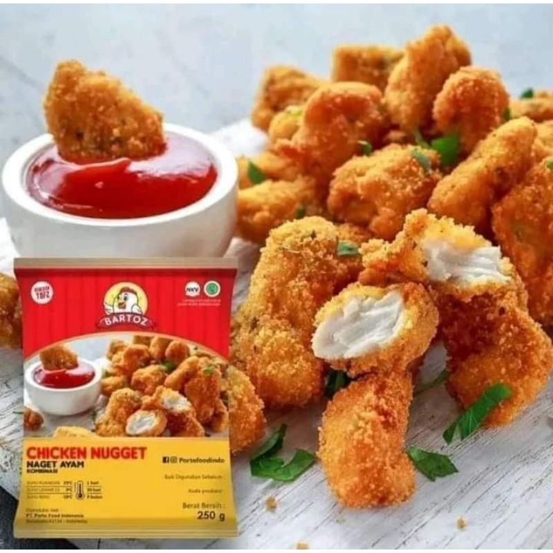 

Bartoz naget ayam 250gr / Bartoz chicken nugget original