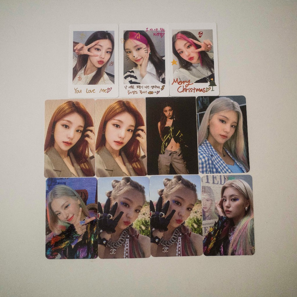 [PART 2, RARE] Official ITZY Yeji Not Shy Withfans POB Photocard PC