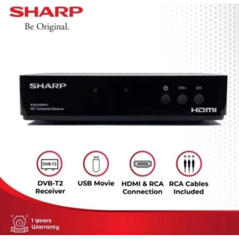 Polytron Sharp Set Top Box STB-DD01I DD01I PDV 600 PDV600 PDV600T2 Digital Receiver NEW Promo MURAH