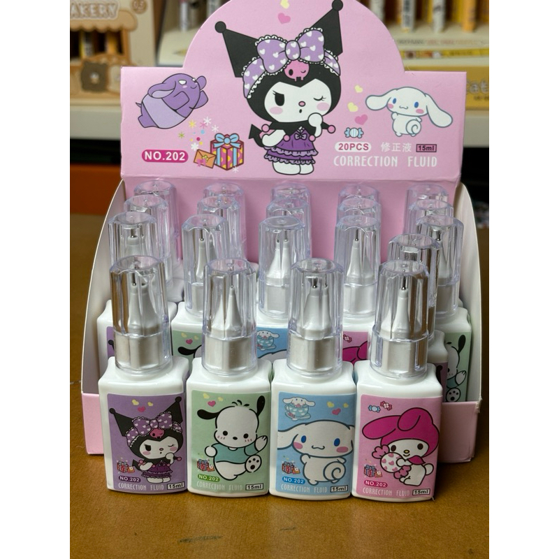 

Tipe-X Cair Karakter Sanrio