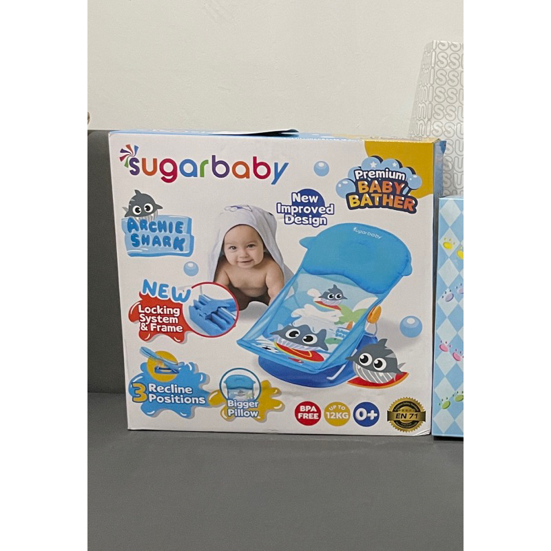 Preloved like new - Sugar Baby Bather - blue