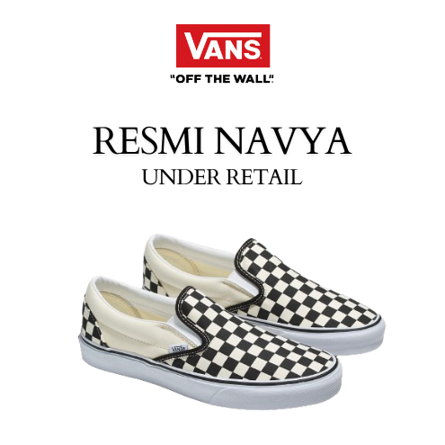 Vans Slip On Checkerboard Black White Resmi Pt Navya