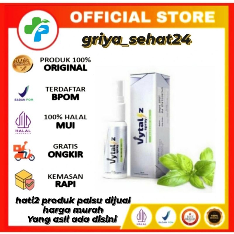 Spray Original Vytaliz Spray Herbal asli Vitalis Spray