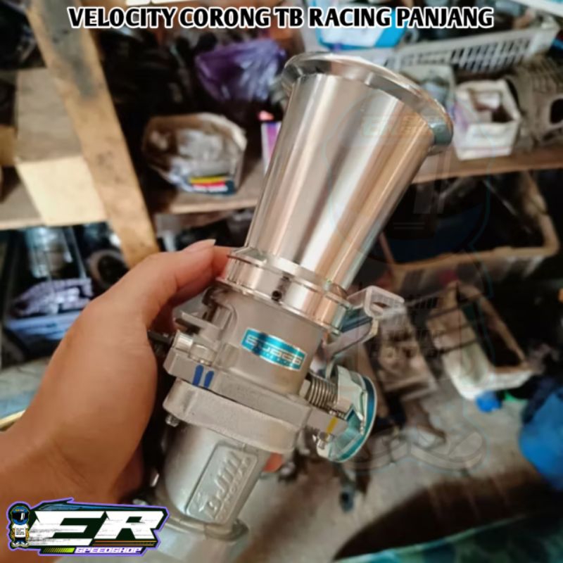 Velocity corong TB 28 30 throttle body racing panjang Vario Nmax Aerox mx king Vixion Universal TB r