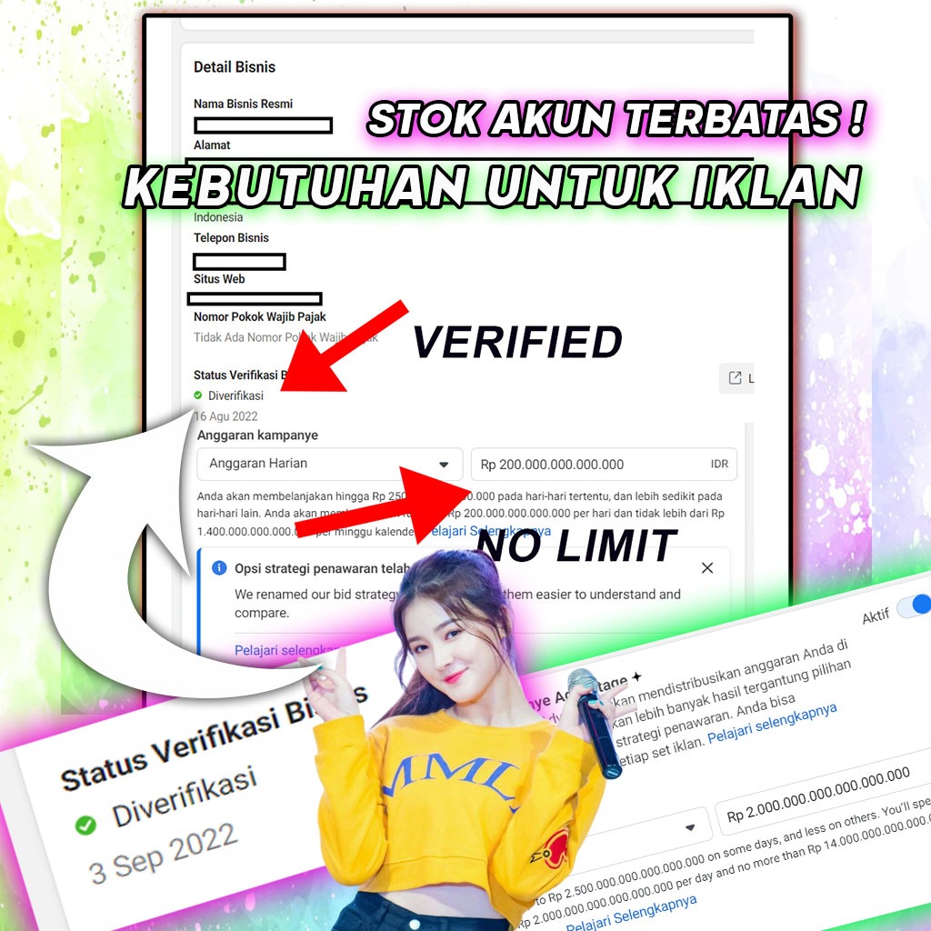 Akun BM Verified Resmi Anggaran No Limit