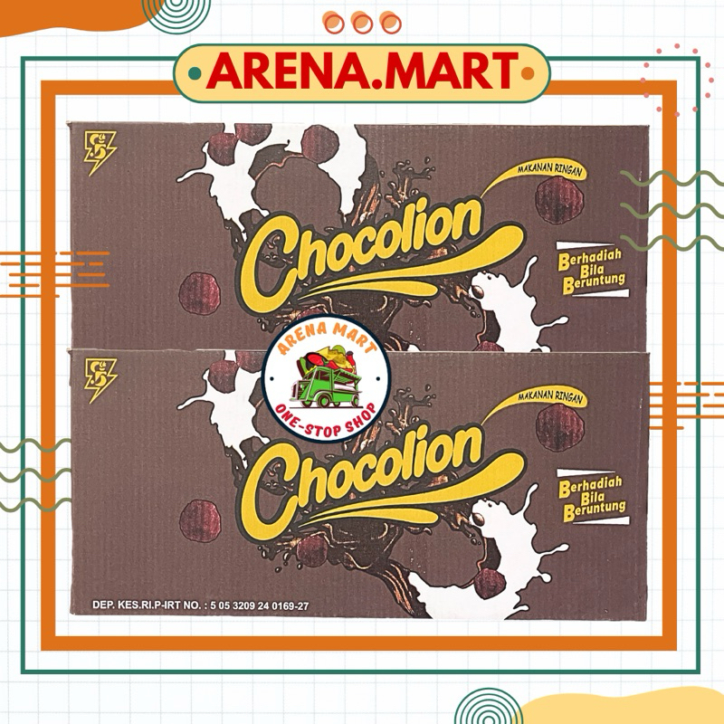

Snack Chiki ciki jadul zaman dulu Berhadiah Chocolion rasa coklat 1 Dus isi 40 Pc