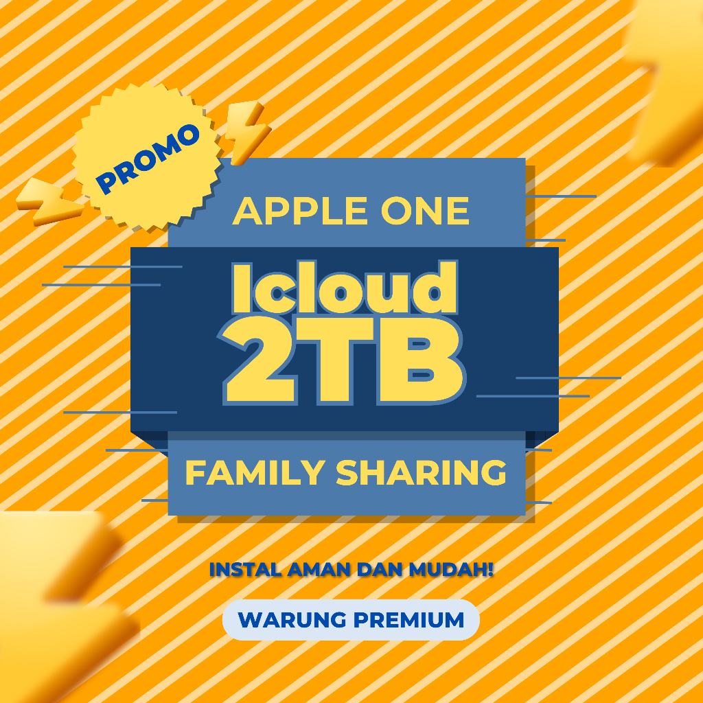 Storange icloud 2tb (APPLE ONE) family sharing