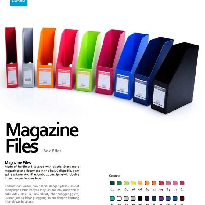 

Box File Bantex 4011 Magazine File F4/Folio