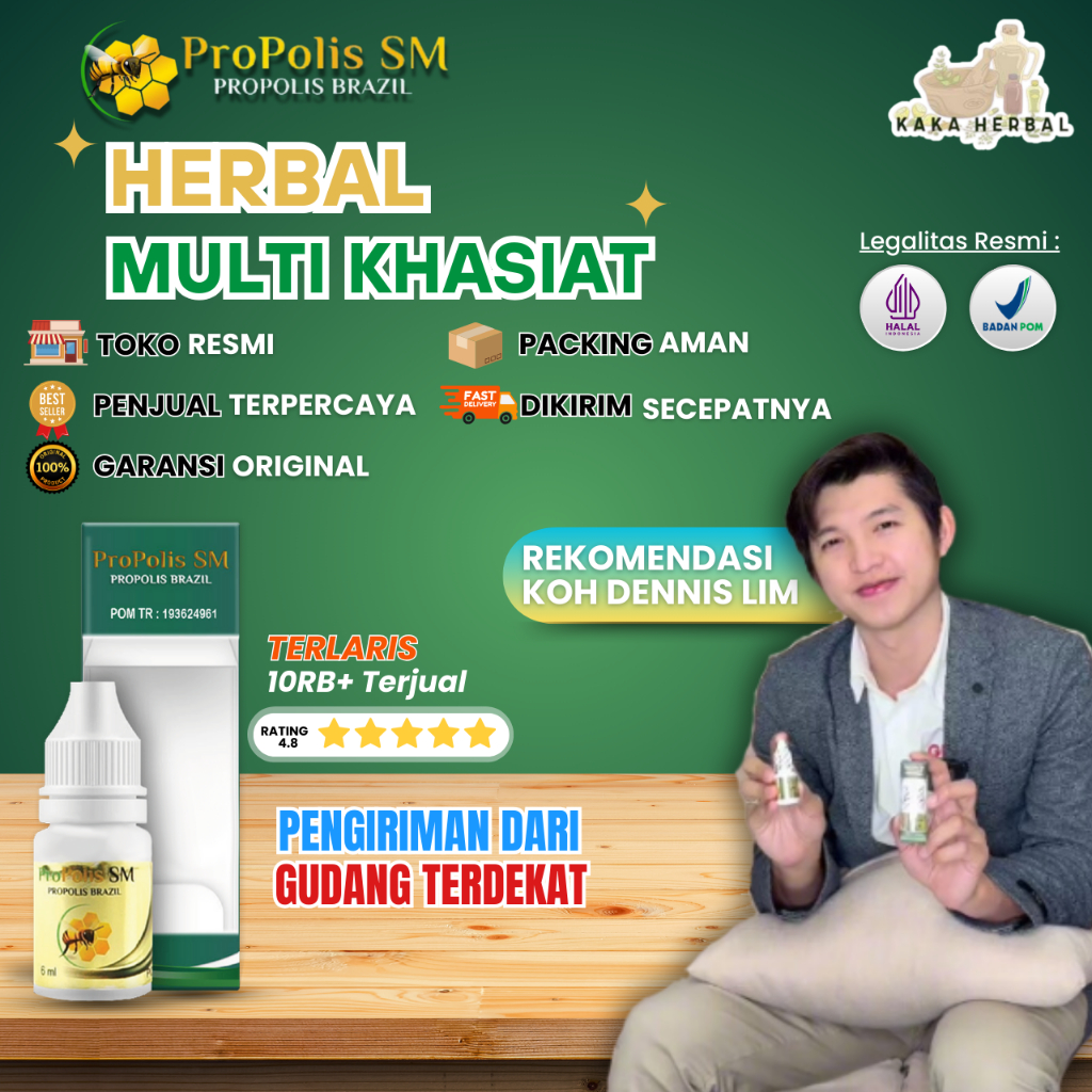 Kaka Herbal - Obat Polip Pulpa Gigi, Obat Penghilang Polip, Obat Gigi Berlubang Tumbuh Gusi, Polip G