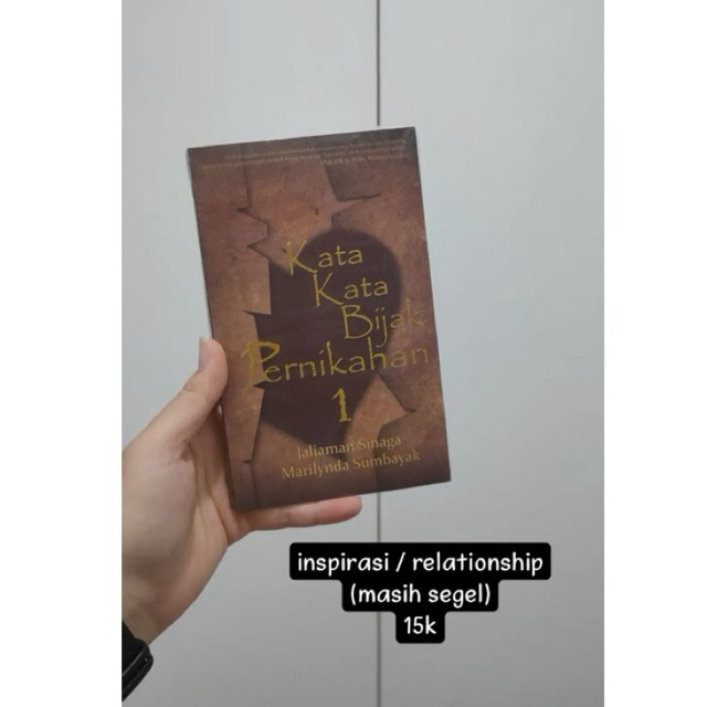 

Buku Kata-Kata Bijak Pernikahan 1