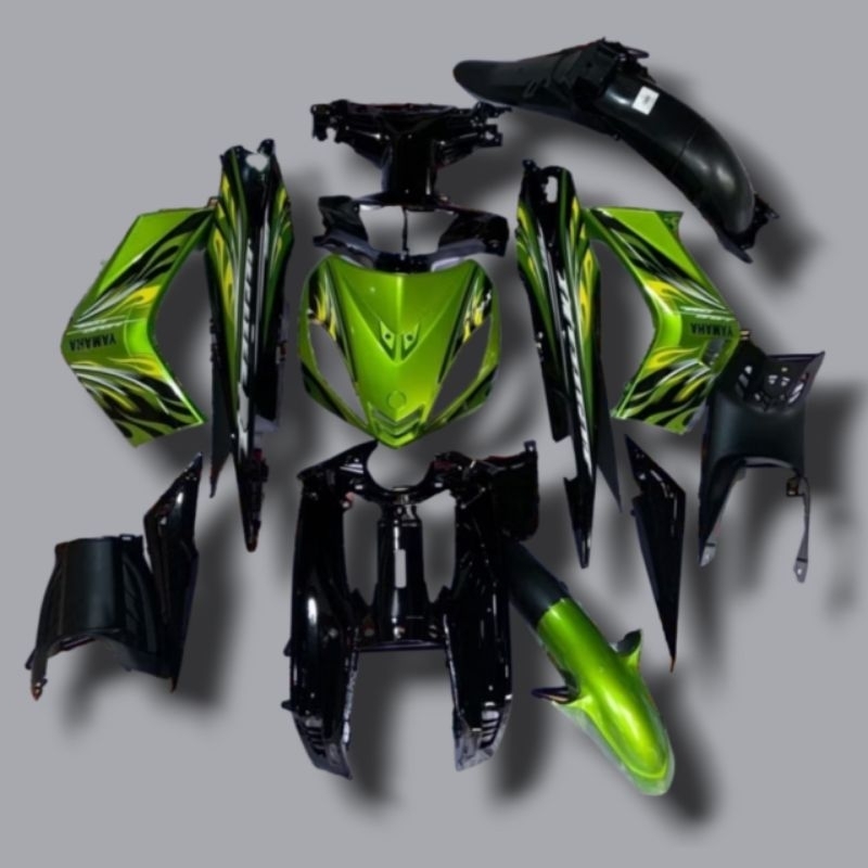 Full Body Kasar Halus Jupiter Mx Lama/old hijau hitam