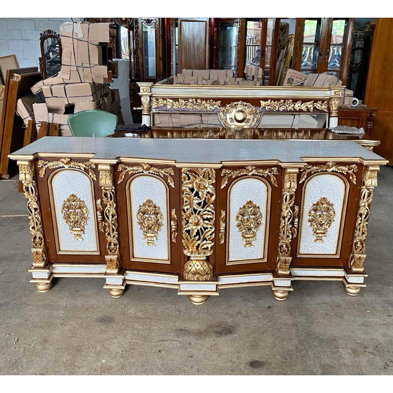 Bufet Shima/ bufet TV ukiran /Meja Hias Ruang tamu kayu jati