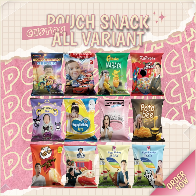 

Snack Pouch Jumbo Custom viral