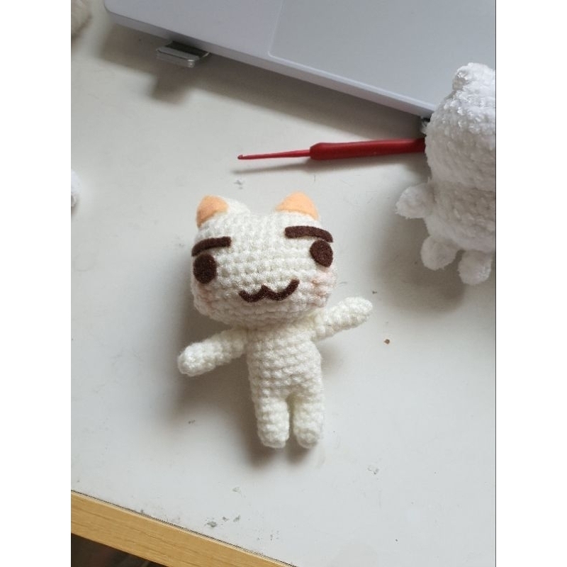 toro kitten masyumaro toro inoue cat crochet keychain