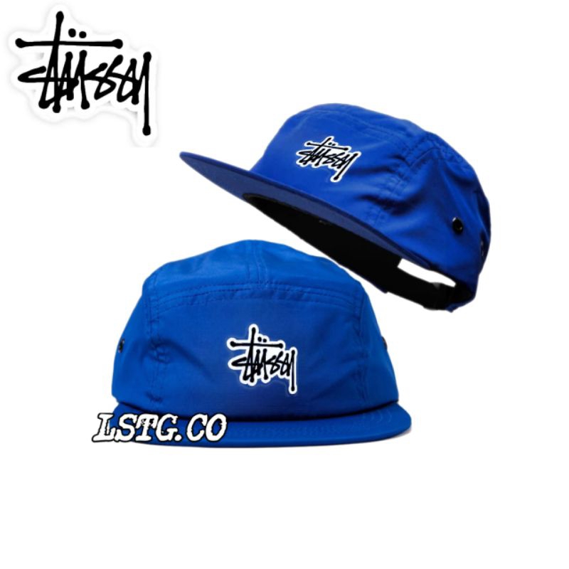 Topi 5 Panel Stussy /Five Panel Snapback Hat Caps Casual /Topi Klasik Distro Pria Wanita Premium