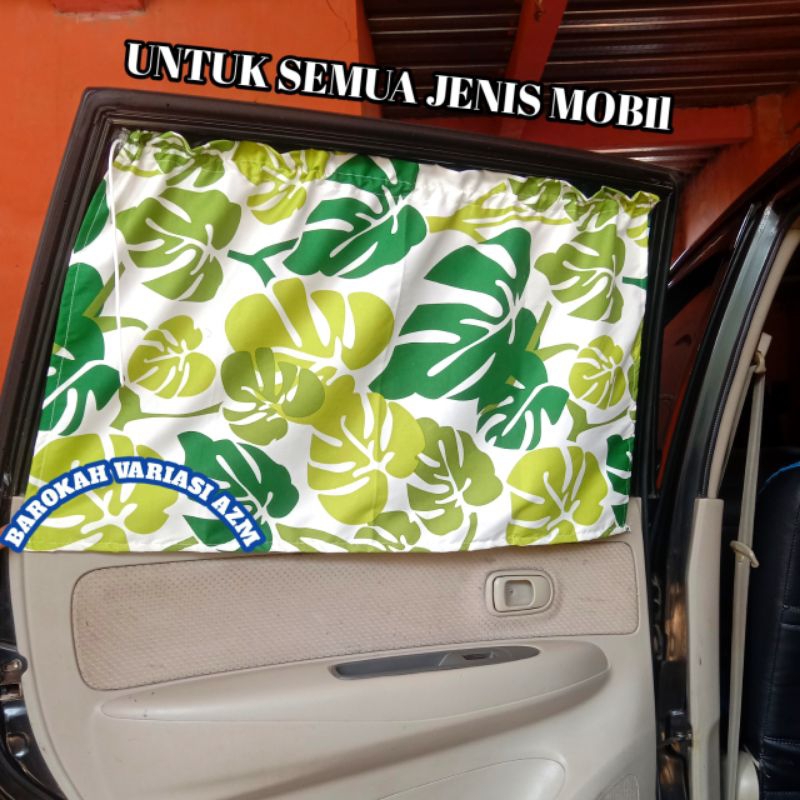 Gorden Mobil Portabel pelindung panas dan silau Gorden Mobil Model Tempel / tirai Mobil / korden mob